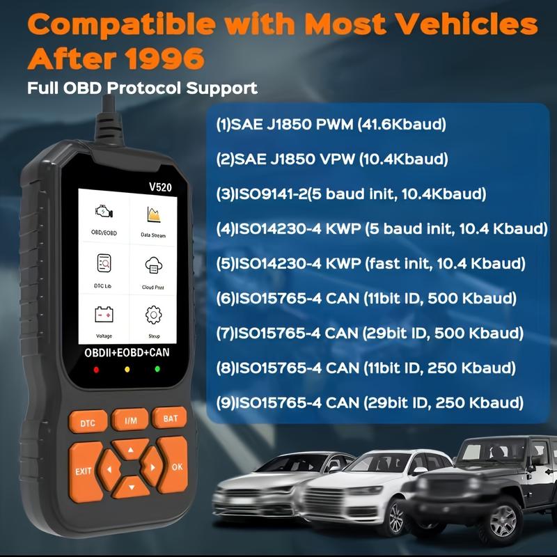 AutoPulse V520 OBD2 Scanner